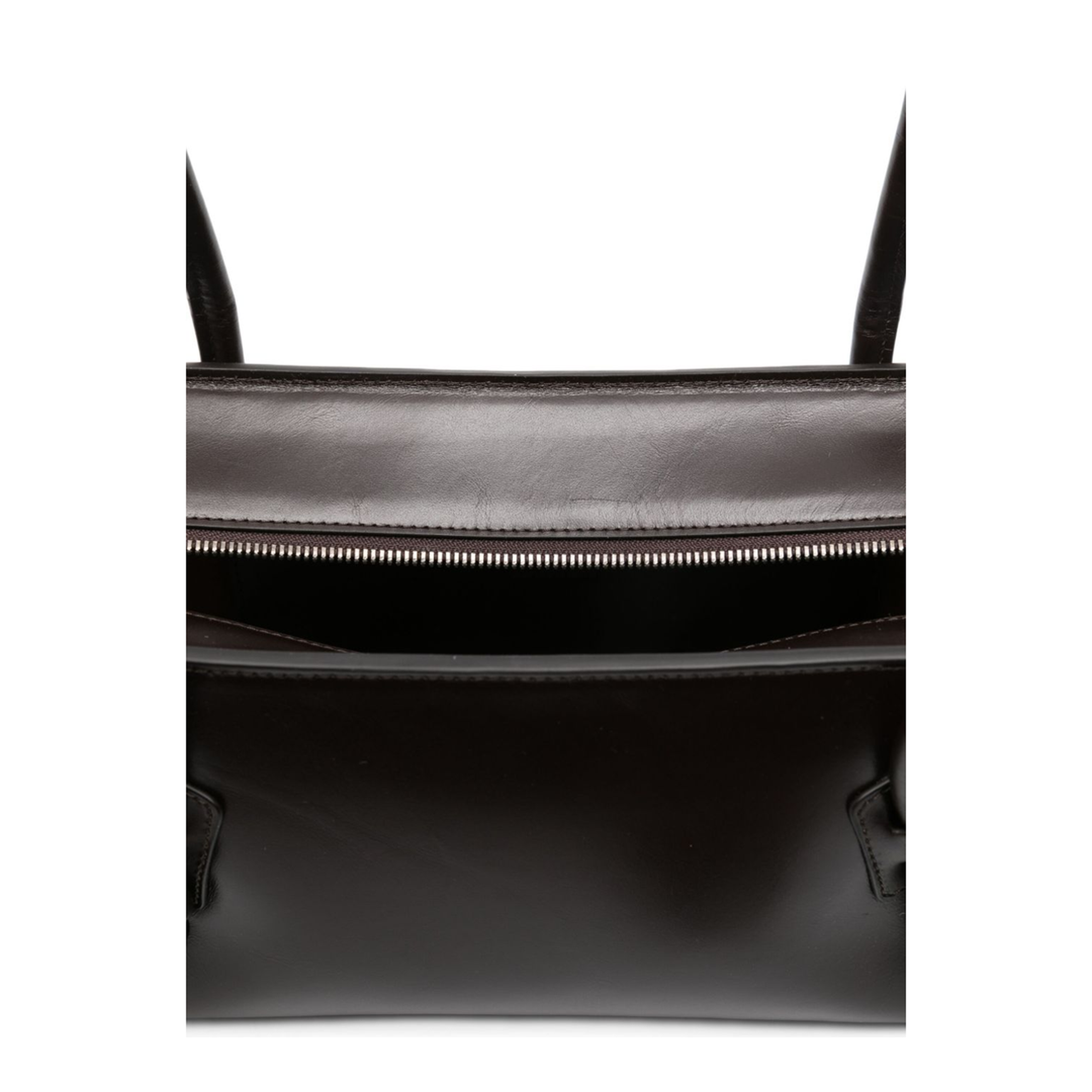 Fleca Medium Calf Leather Shoulder Bag - Brown