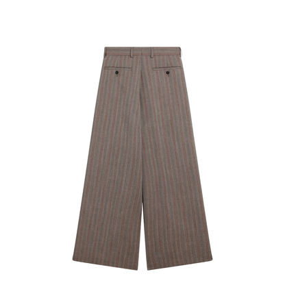 MAYFEYR - Dries Van Noten - Wide-Leg Pinstripe Wool Trousers - 209152056701