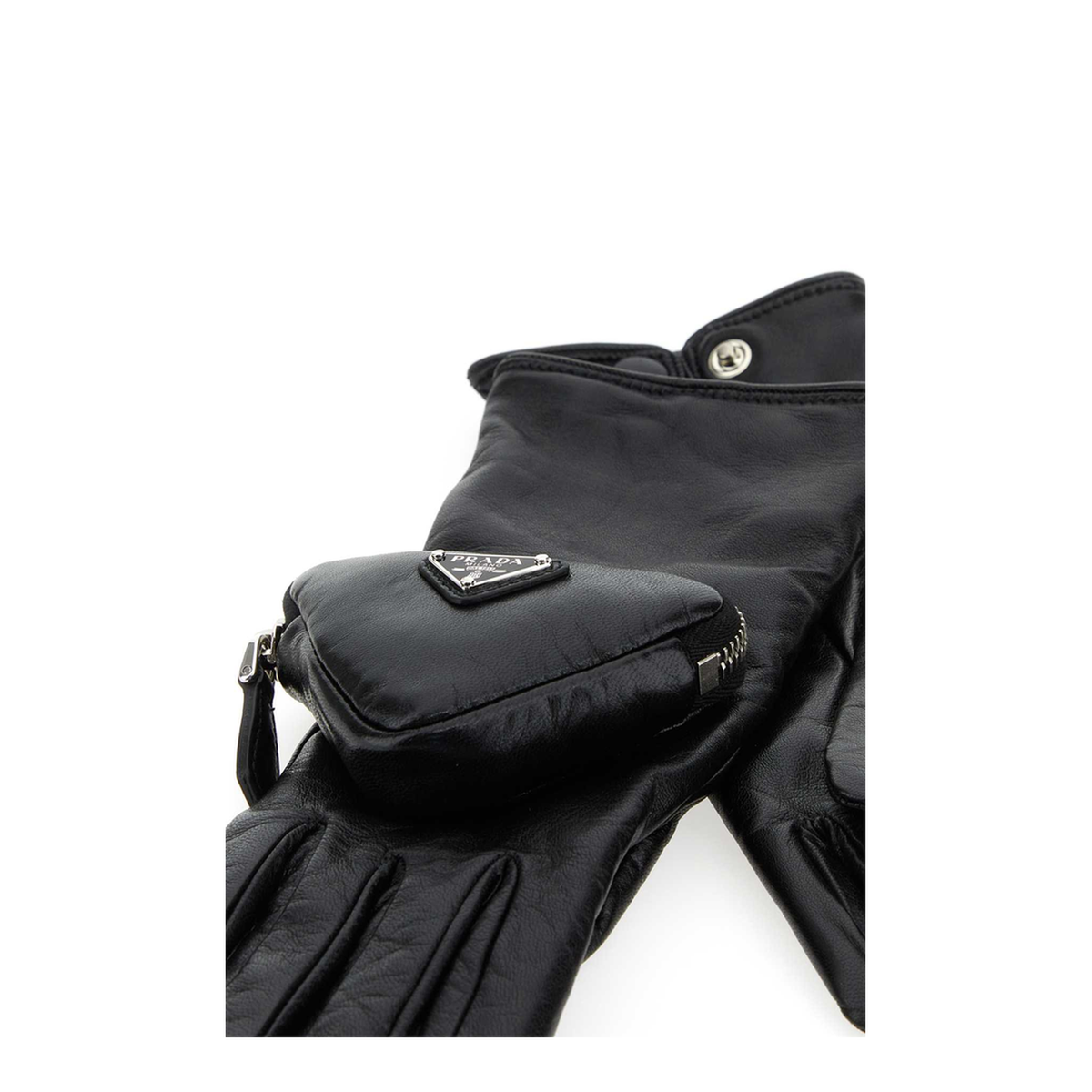MAYFEYR - Prada - Black Leather Gloves - 1GG1412DWZF0002