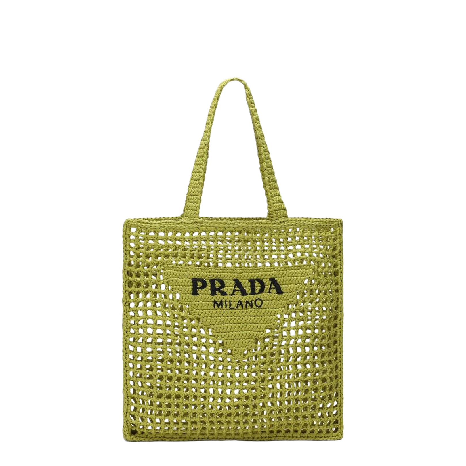 Cedar-Coloured Tote Bag in Crochet Raffia