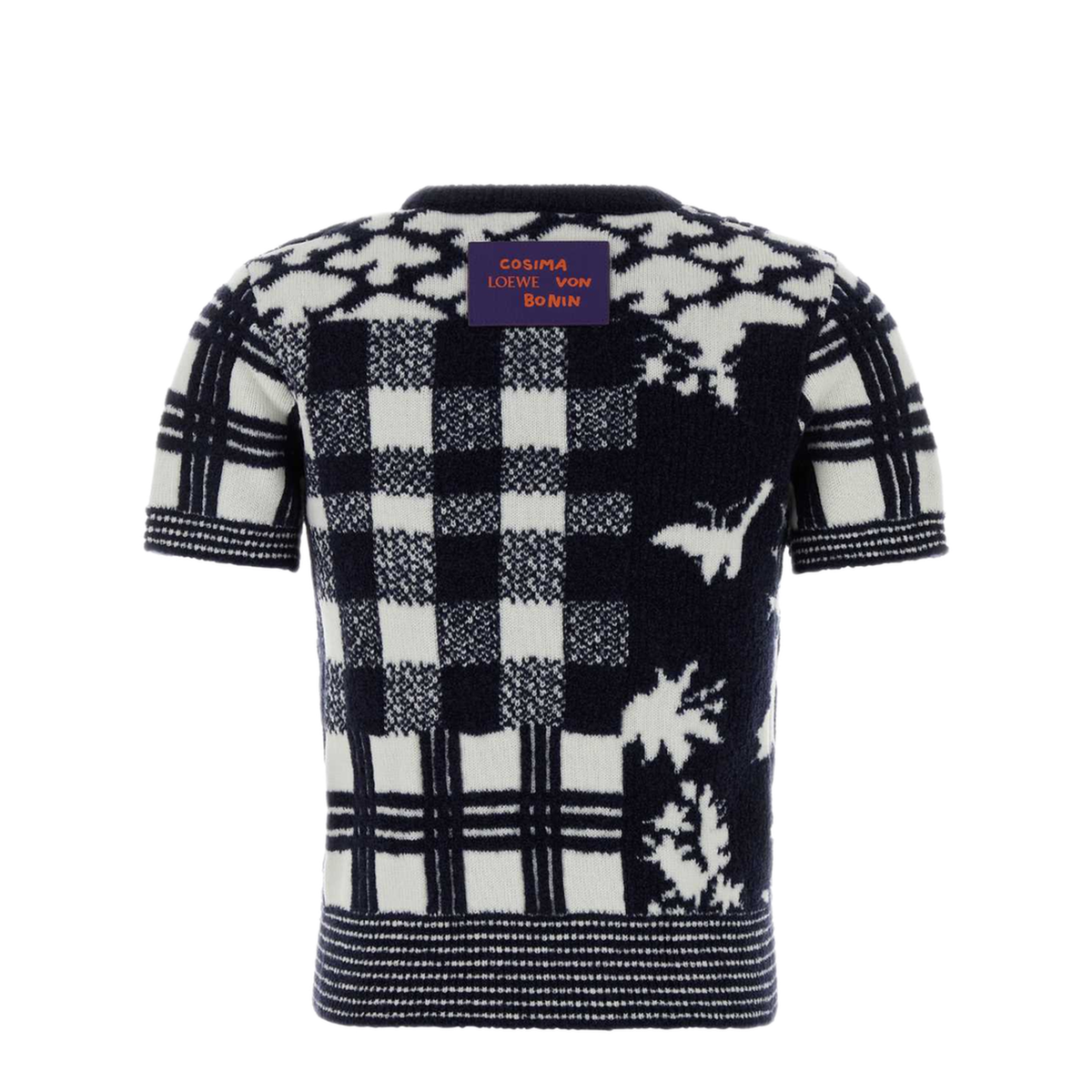 MAYFEYR - Loewe - Short Sleeve Sweater - S540Y14KI8NAVYWHITE