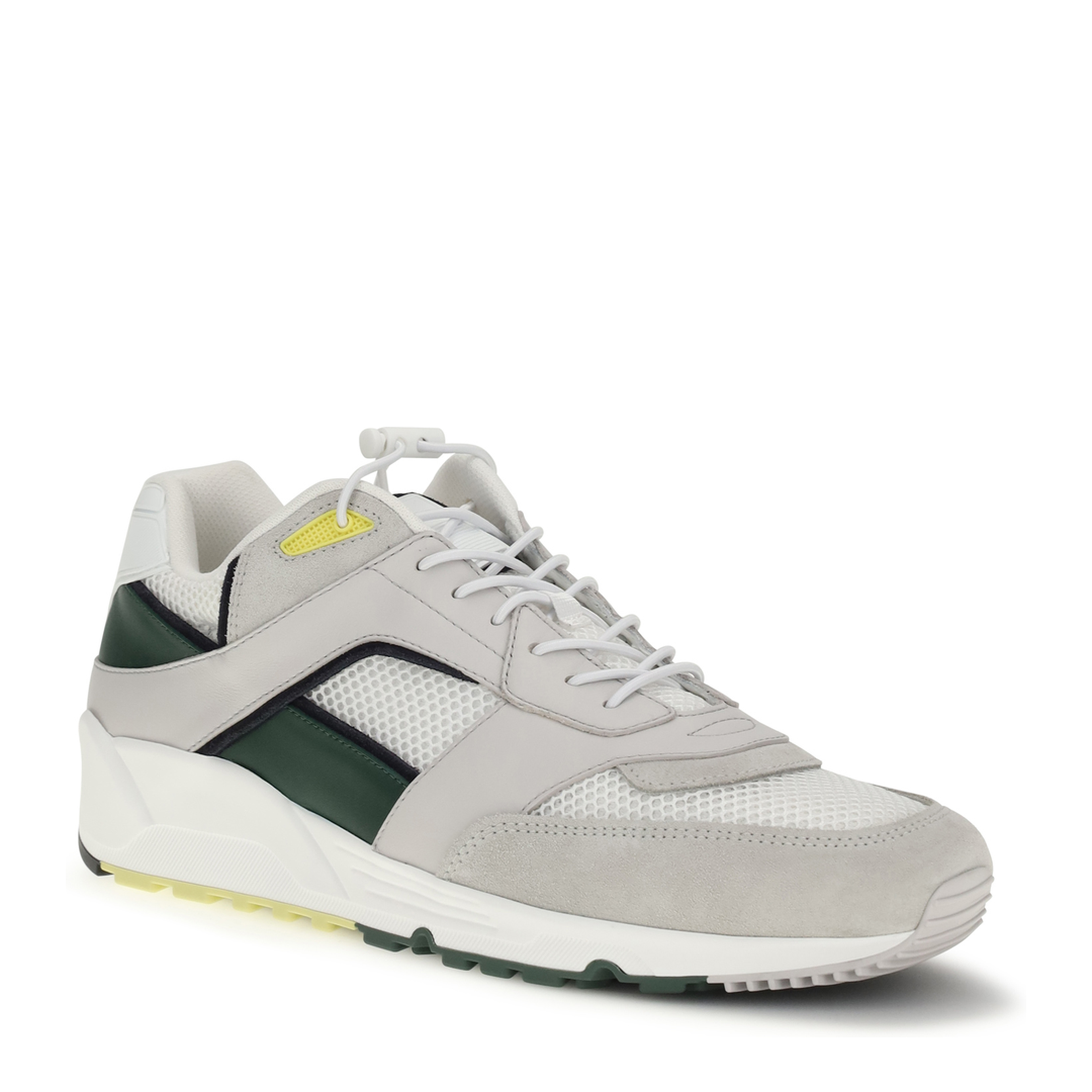 MAYFEYR - Saint Laurent - Smooth Leather And Suede Bump Sneakers - 862577AAGB7