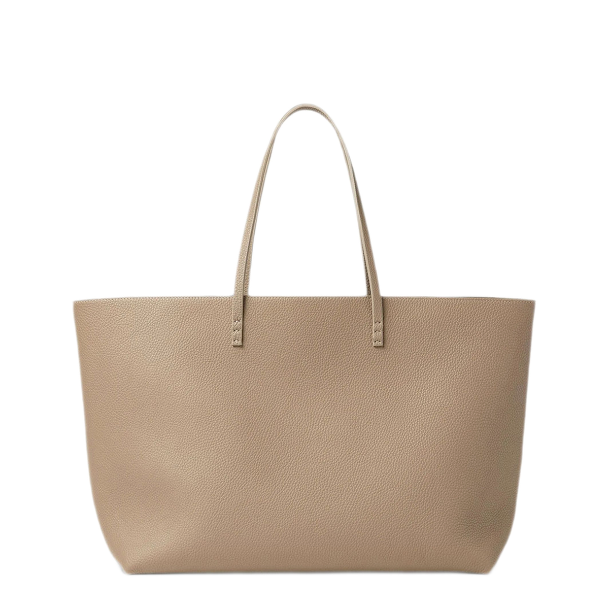 Medium Roll Calfskin Handbag - Grey