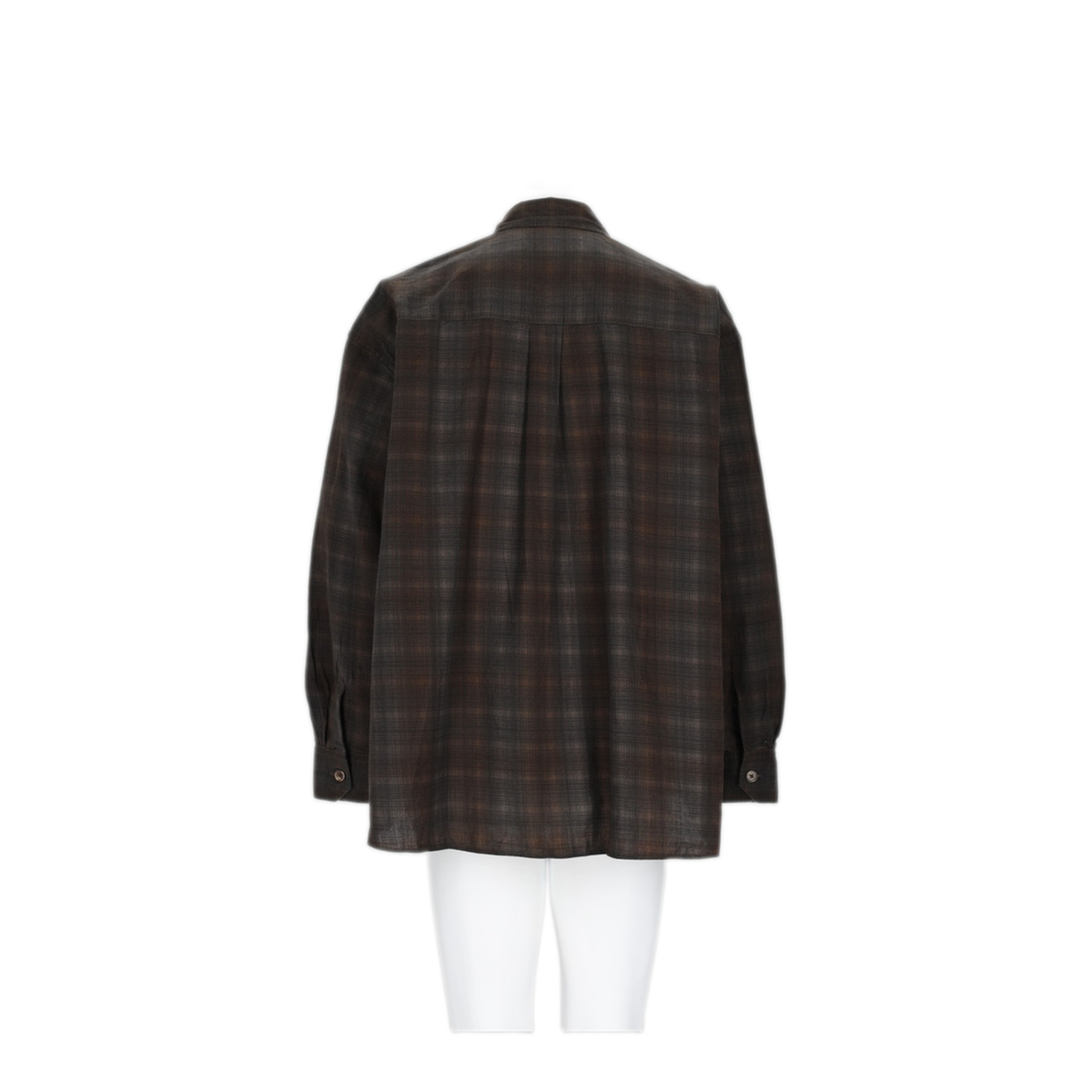 Borrowed Check Print Shirt