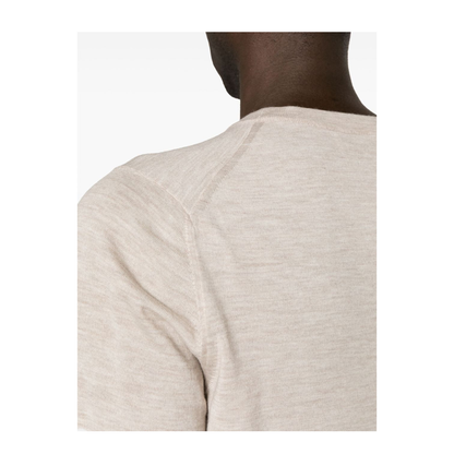 Men's Wool Sweater Beige