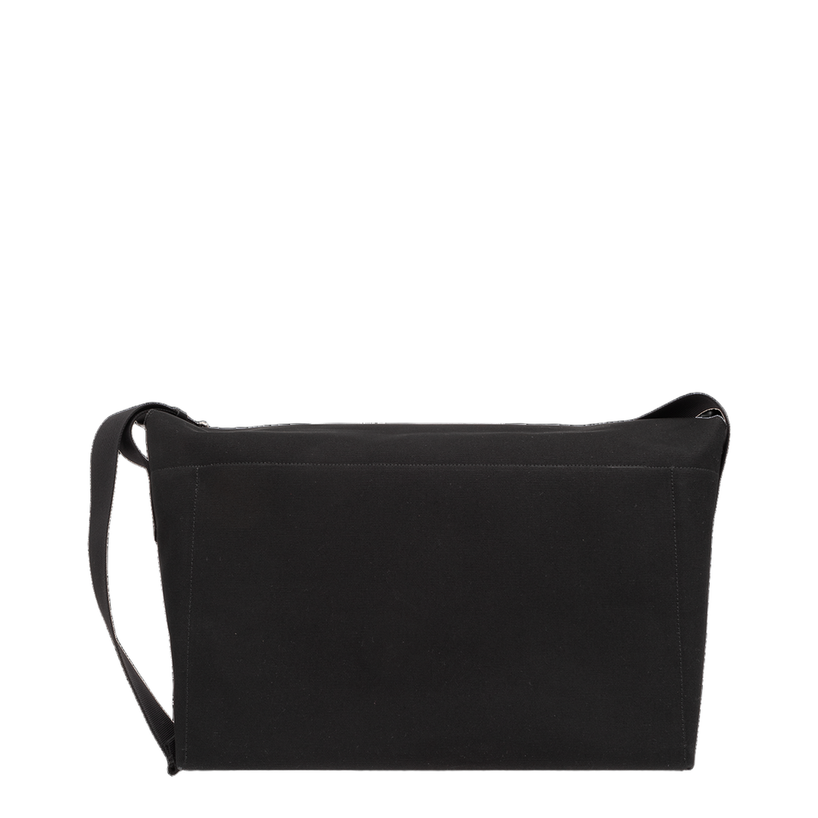Black Shoulder Bag with Logo