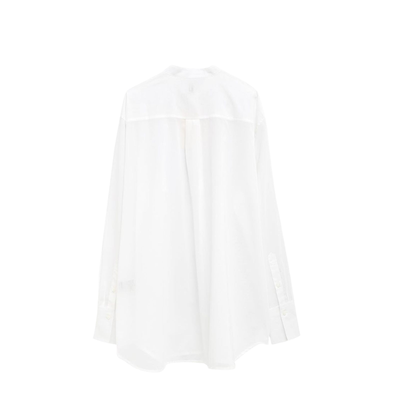 Long Sleeve Band Collar Shirt