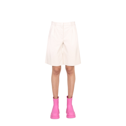 MAYFEYR - MSGM - Faux Leather Bermuda Shorts - 3341MDB0422761502