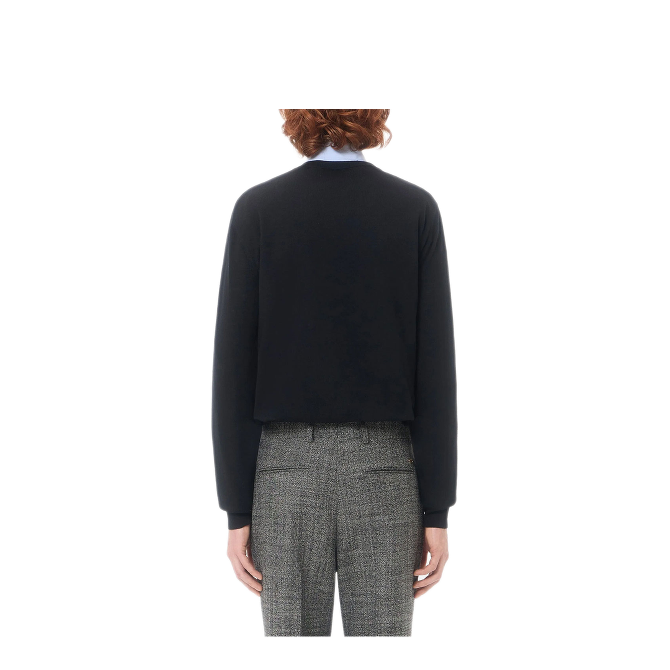 MAYFEYR - Valentino - Wool Jumper With Vlogo Embroidery - VKC38PBH90NO