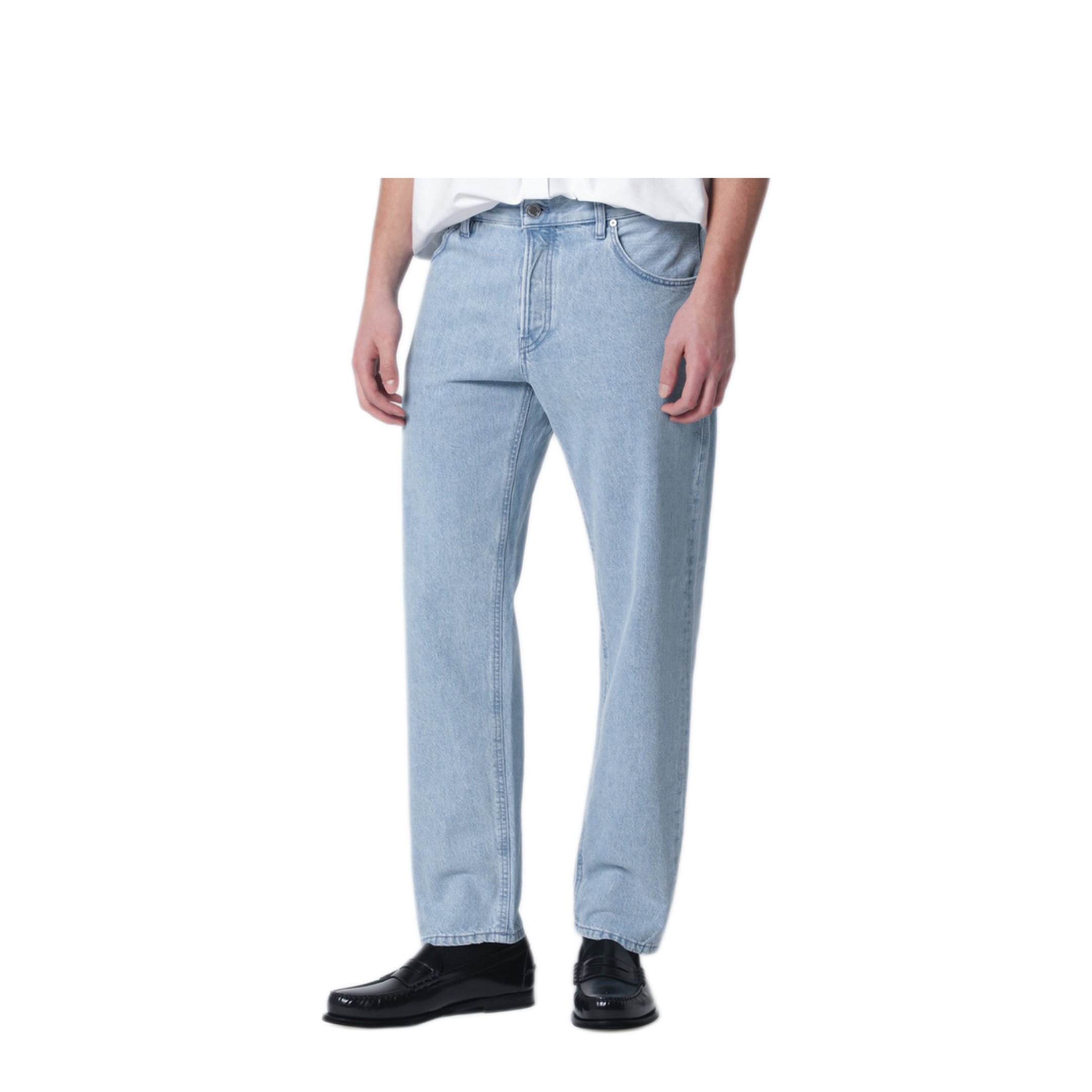 MAYFEYR - PT Torino - Light Blue Rebel Jeans - C5RP05B0OA5120CC42