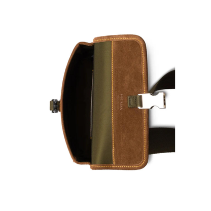 Two-Tone Re-Nylon and Suede Phone Holder