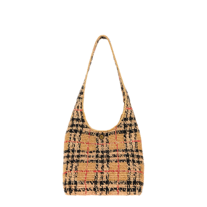 MAYFEYR - Burberry - Embroidered Raffia Margate Shoulder Bag - 8125214B9368