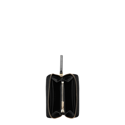 Small Zip Wallet - Black