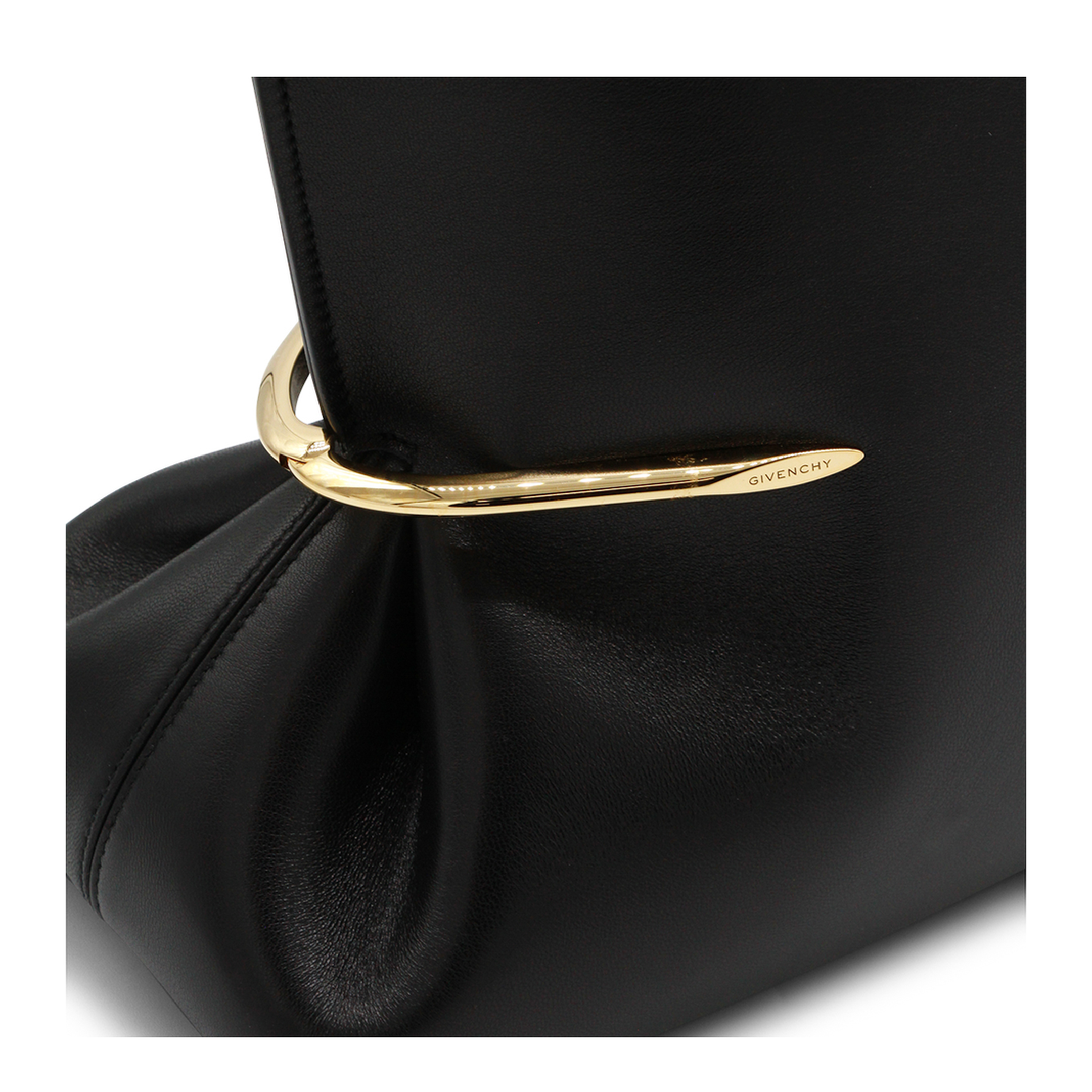 Pinch Nappa Leather Tote - Black