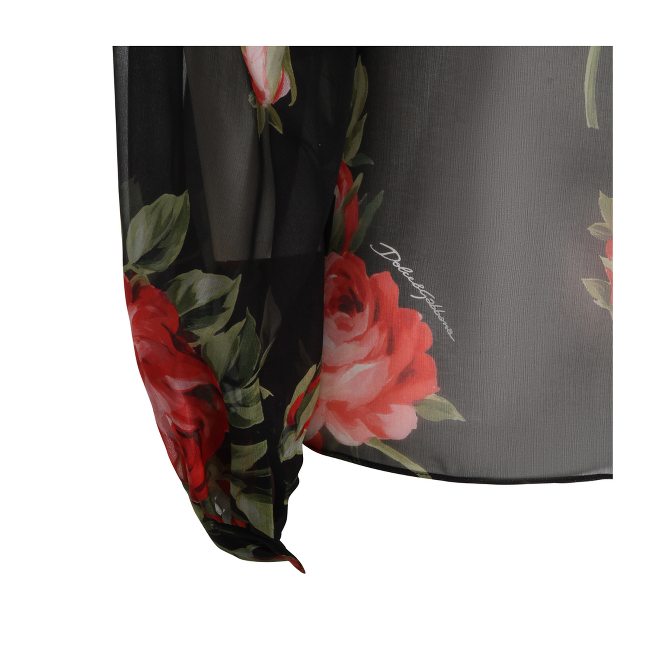 Rose Bouquet Print Top