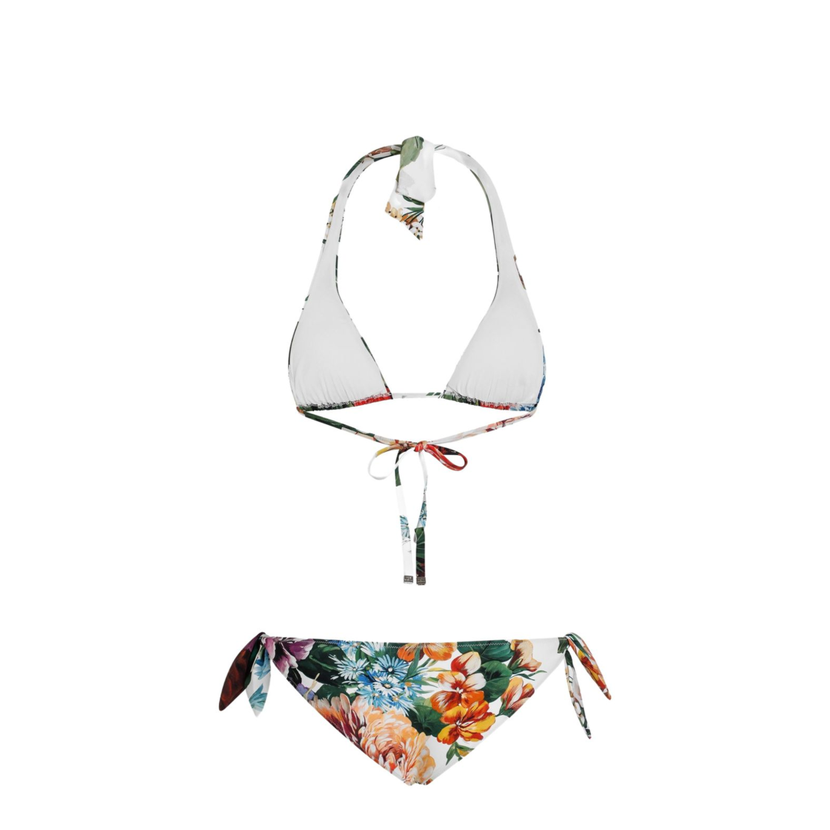 Floral Print Halterneck Bikini Set