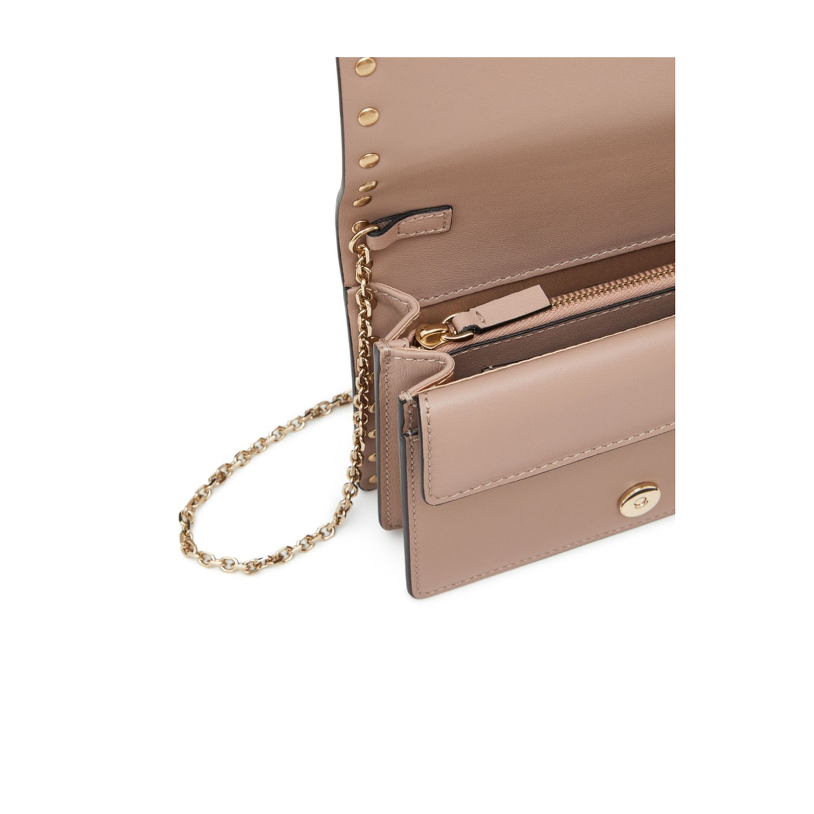 Rockstud Leather Mini Bag