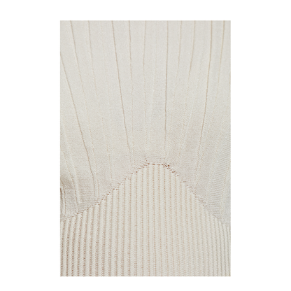 Women's Tube-Knit Jumper White