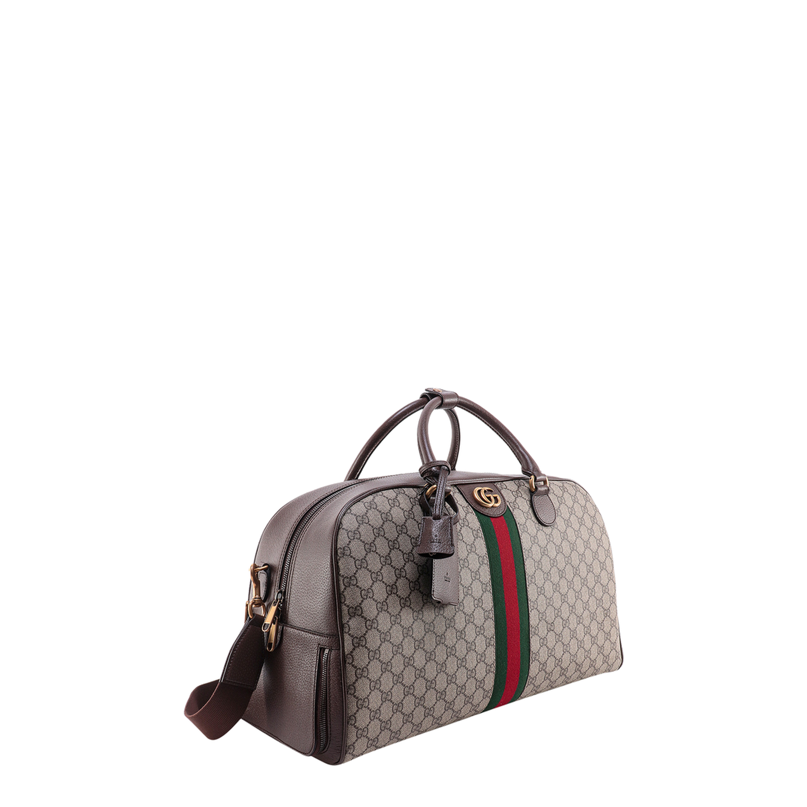 Duffle with Removable Address Tag, Keyring and Shoulder