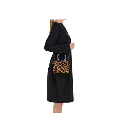Printed Calf Hair Handbag