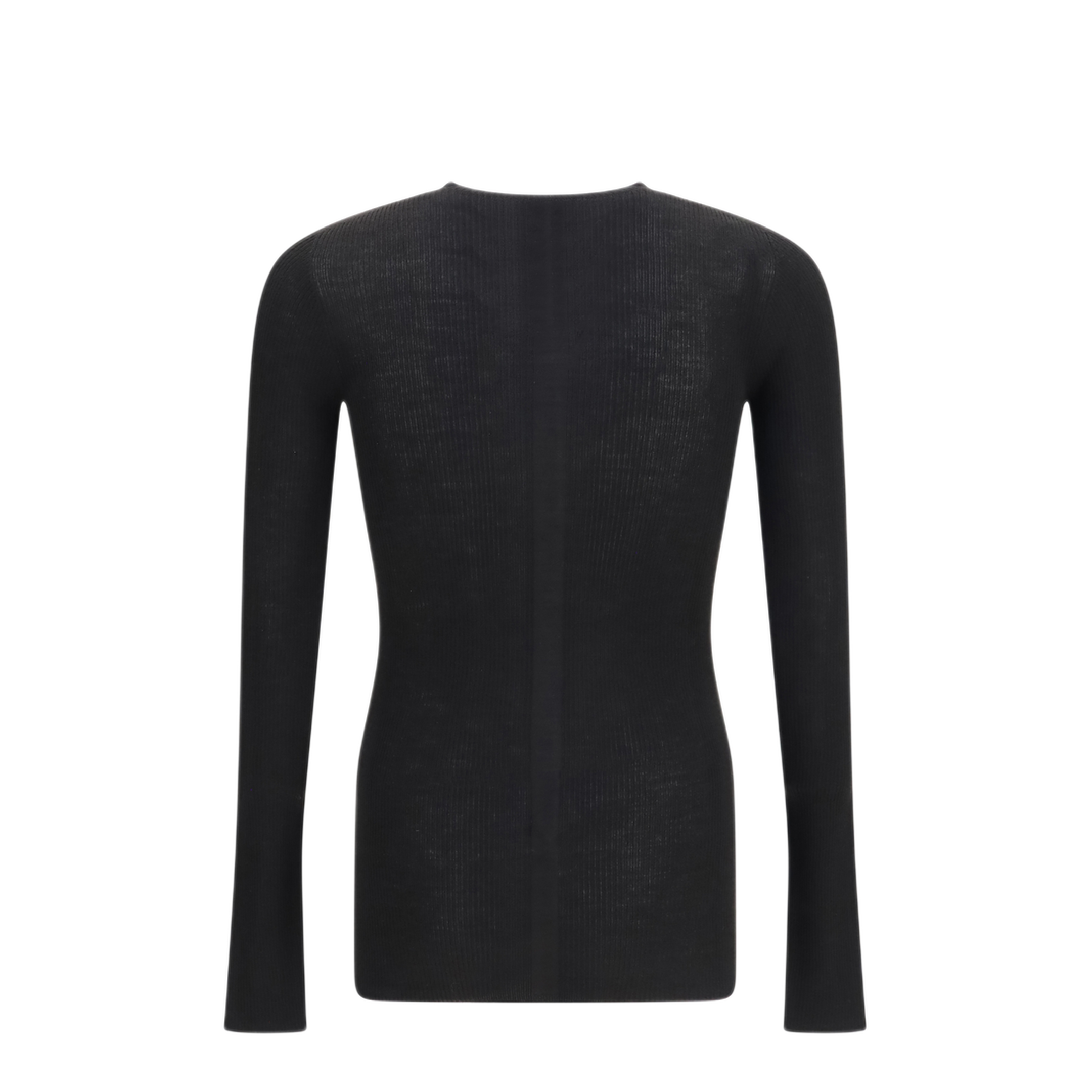MAYFEYR - Rick Owens - Slim Ribbed Long Sleeve Sweater - RU02F4637RIBM09