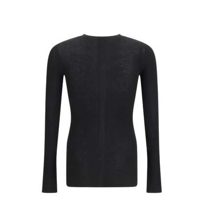 MAYFEYR - Rick Owens - Slim Ribbed Long Sleeve Sweater - RU02F4637RIBM09