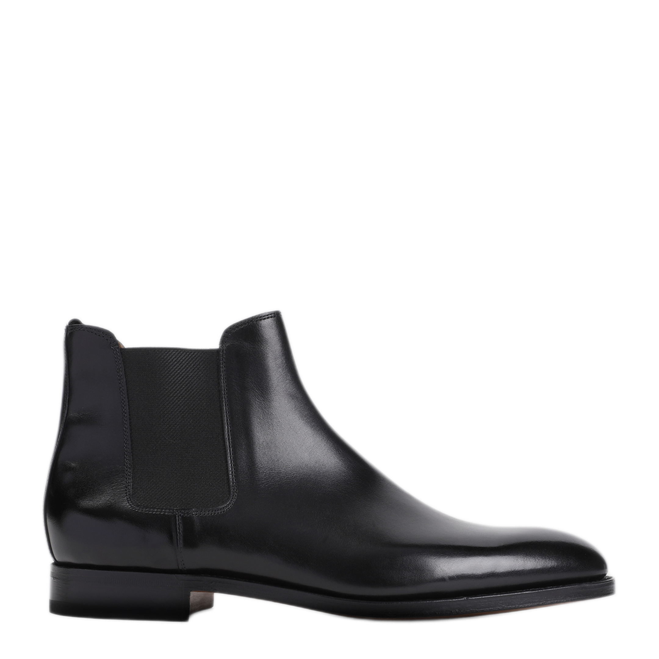 MAYFEYR - John Lobb - Black Calf Leather Lawry Boots - 424041L1R
