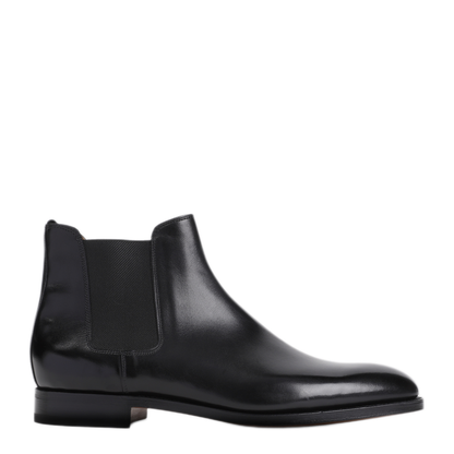 MAYFEYR - John Lobb - Black Calf Leather Lawry Boots - 424041L1R