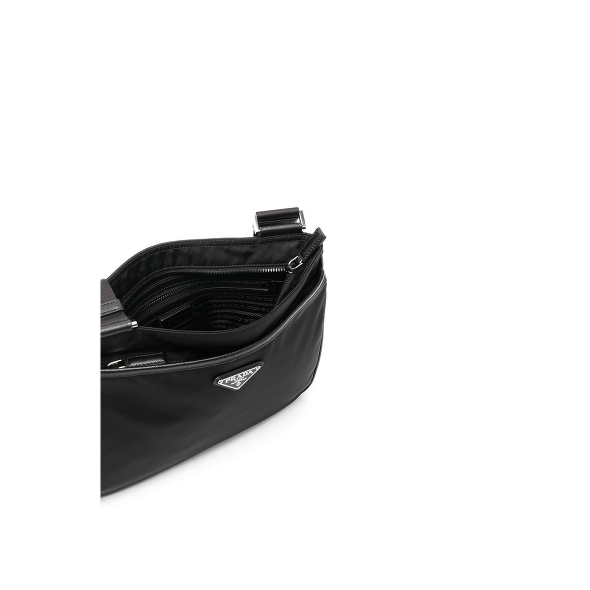 Re-Nylon and Saffiano Shoulder Bags - Black