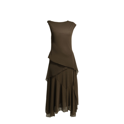 MAYFEYR - Ganni - Draped Long Dress - A1030487ZWX