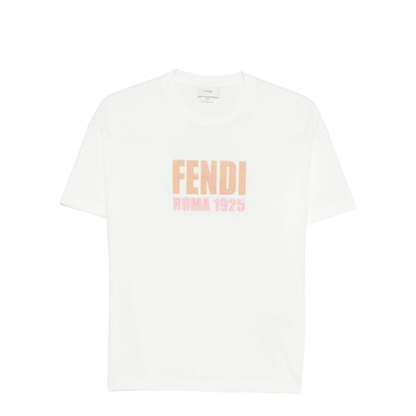 MAYFEYR - Fendi - T-Shirt With Logo - JUI204K7AJF0TU9