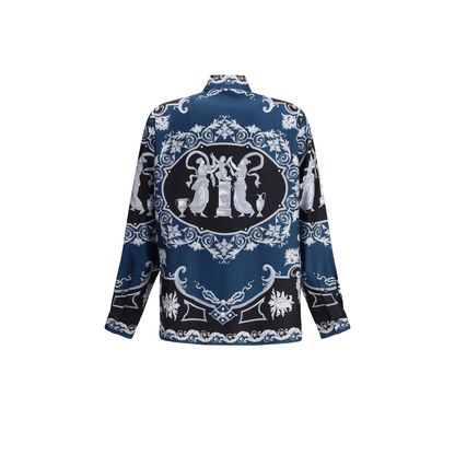 MAYFEYR - Versace - Regular-Fit Printed Silk Twill Shirt - 10194381A16096