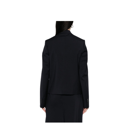 Jacket in Wool Blue