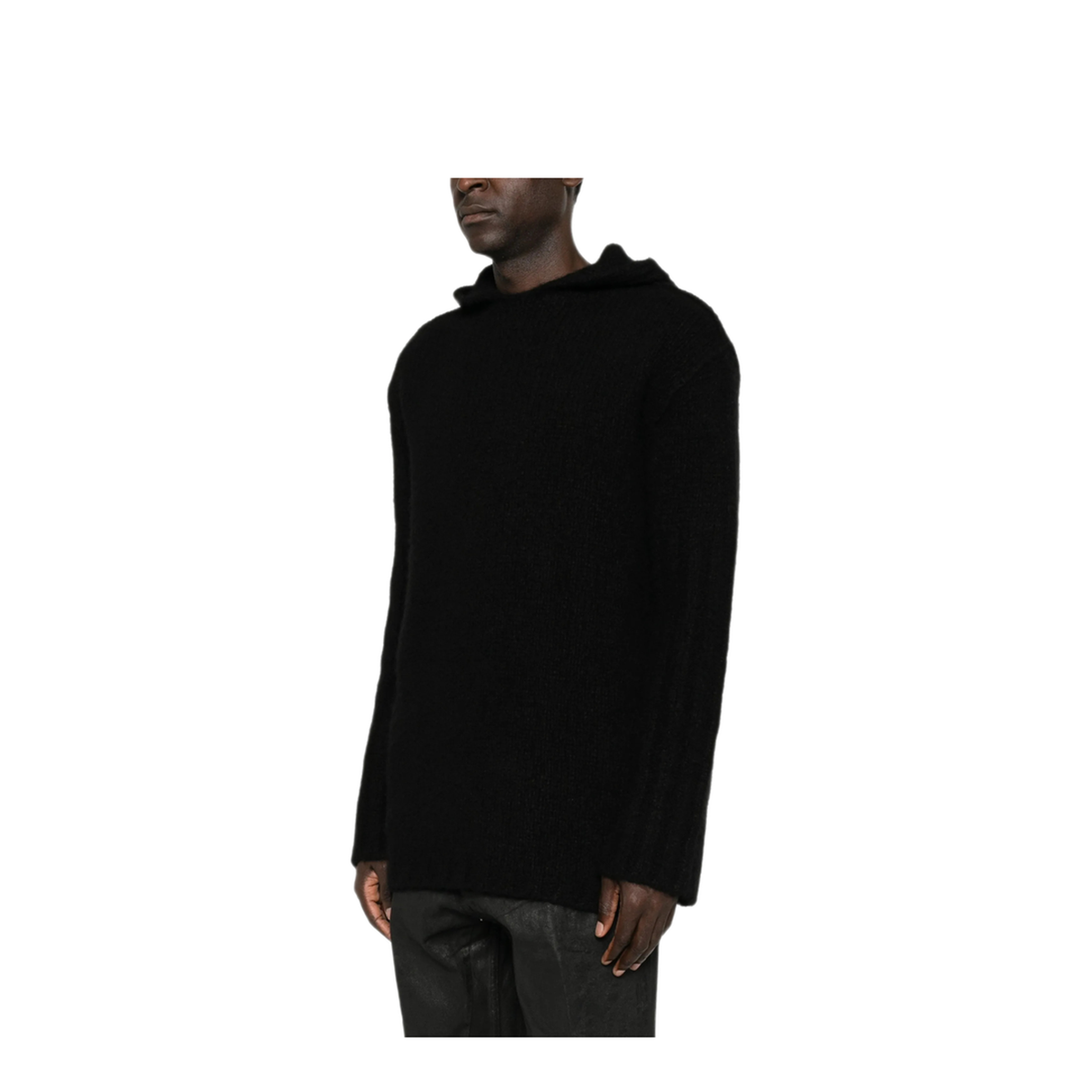 MAYFEYR - Rick Owens - Hooded Cashmere Silk Sweater - RU02F4623KWSSE09