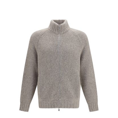 MAYFEYR - Brunello Cucinelli - High-Neck Cashmere And Silk Cardigan With Zip - MET302116