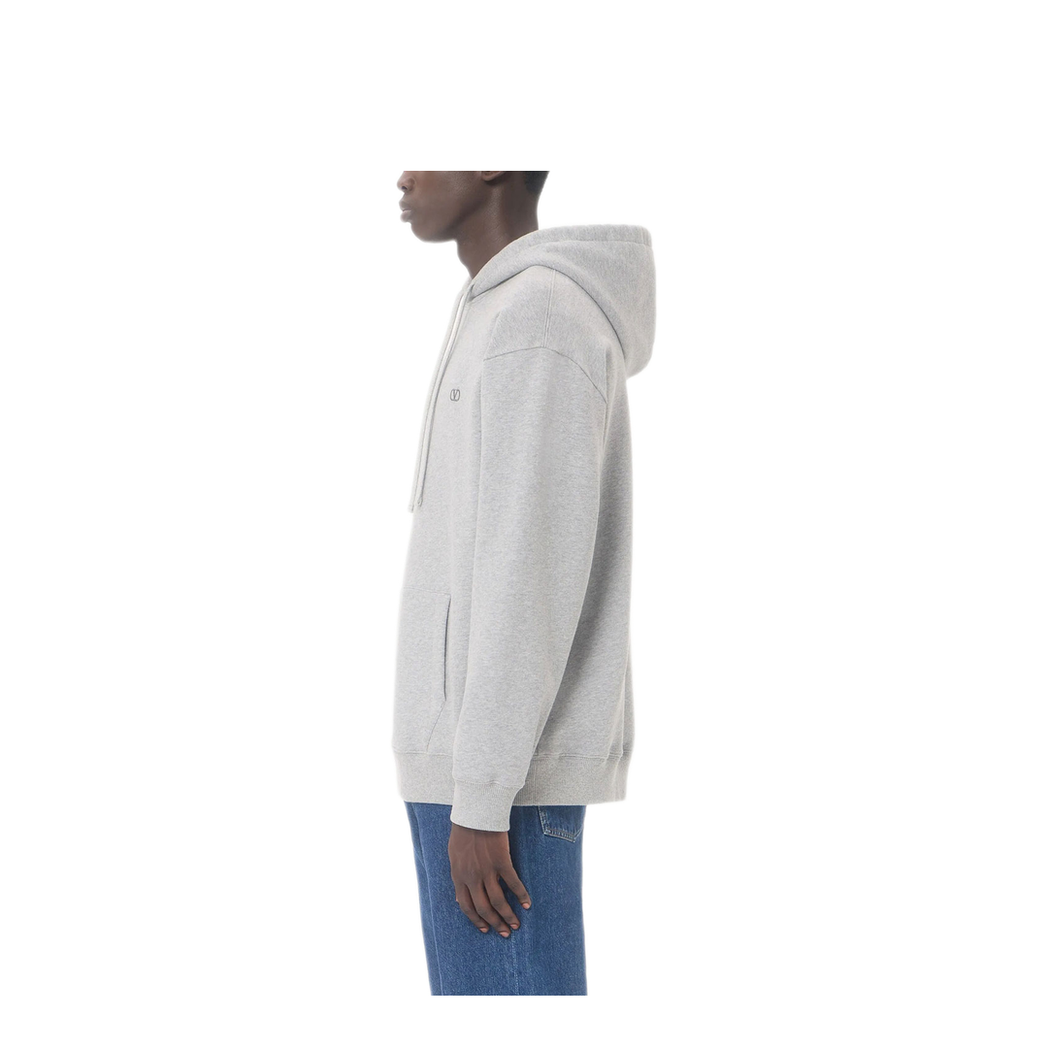 MAYFEYR - Valentino - Cotton Hoodie With Vlogo Embroidery - VMF30KBMN80