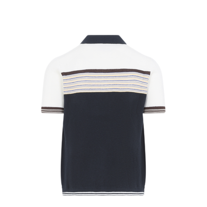 MAYFEYR - Casablanca - Cafe Stripe Polo Shirt - MAW26KW149101MULTI