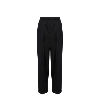 MAYFEYR - Miu Miu - High-Waisted Pinstripe Tailored Trousers - MP1748SOOO13SHF0008