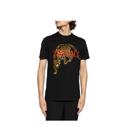 Embroidered Leopard T-Shirt