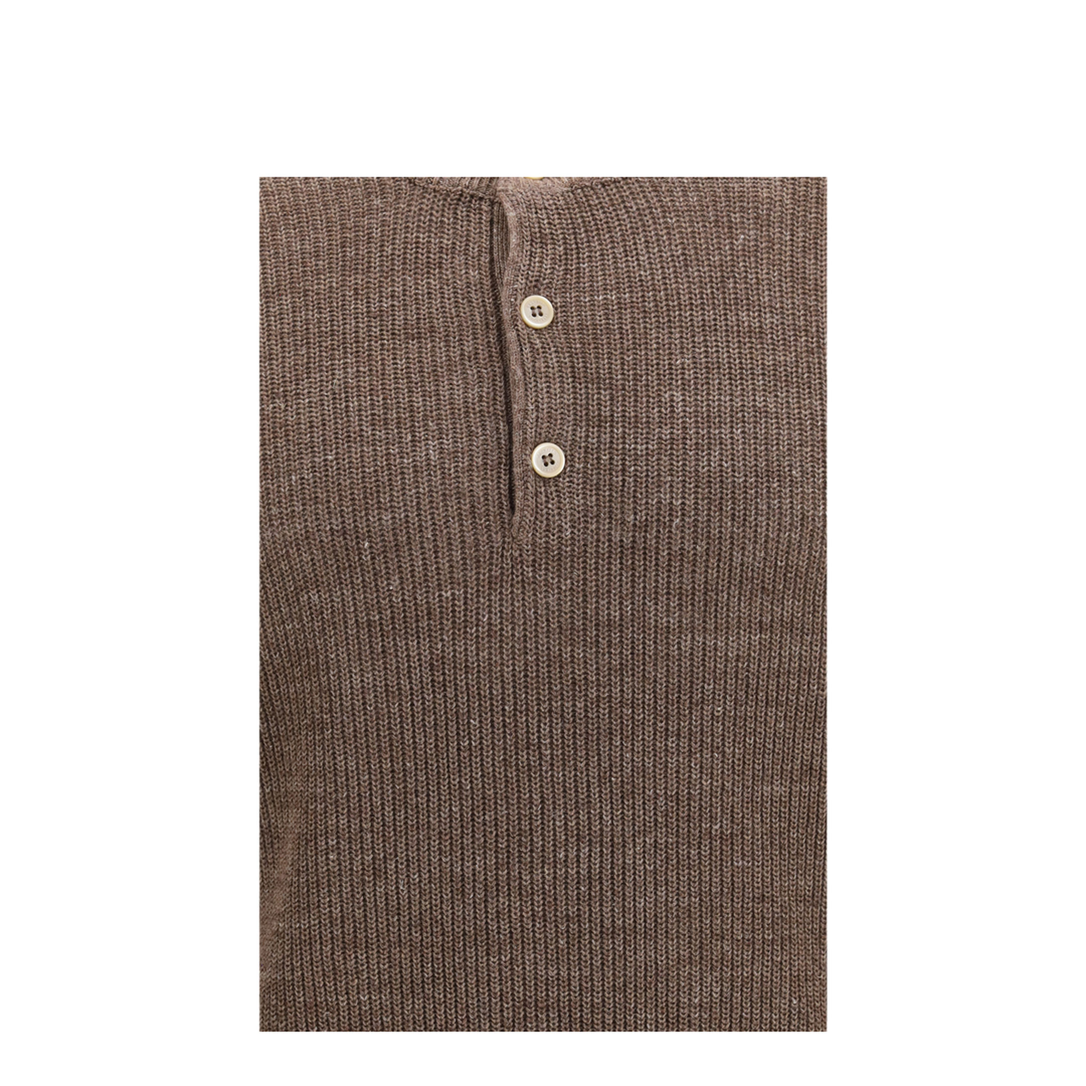 MAYFEYR - Brunello Cucinelli - Cotton And Linen Henley Sweater - M2L707711