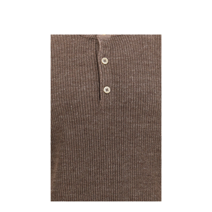 MAYFEYR - Brunello Cucinelli - Cotton And Linen Henley Sweater - M2L707711