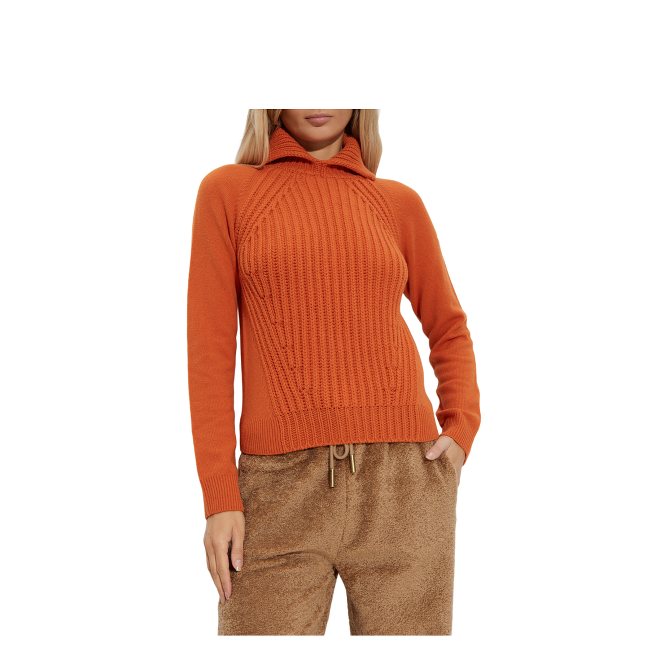 Knitted Sweater Orange