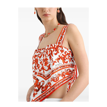 MAYFEYR - Dolce & Gabbana - D Coll T Top With Straps - F7BB0TGDDRES9000