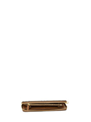 Vintage Check Ziparound Wallet, gold hardware