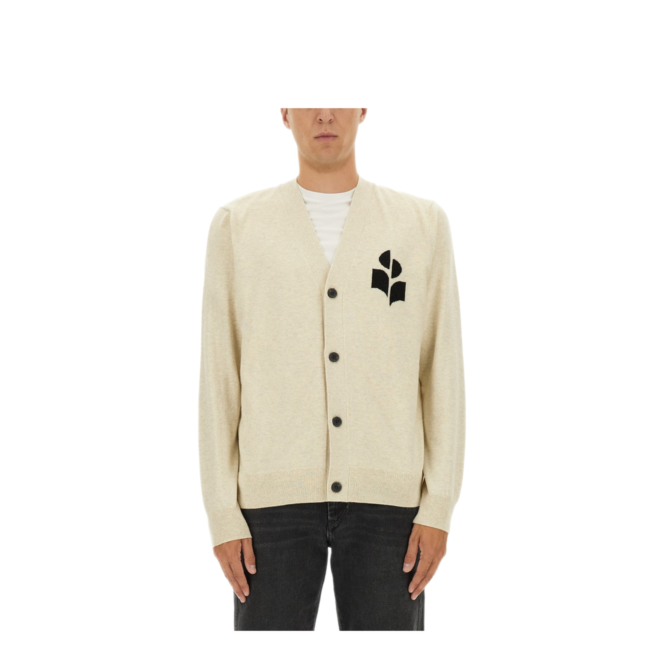MAYFEYR - Marant - Cardigan With Logo - CA0077HAA1L04H02LY
