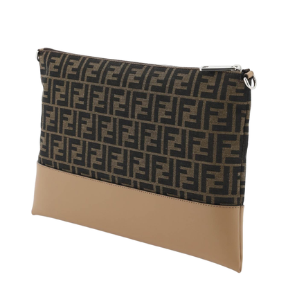FF Jacquard Shoulder Bags - Brown