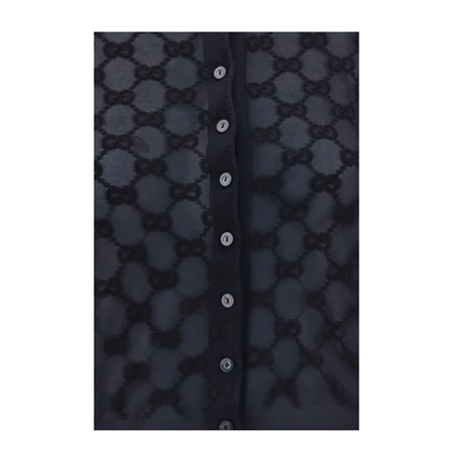 MAYFEYR - Gucci - All-Over Viscose Crepe Cardigan - 875547XKFMR