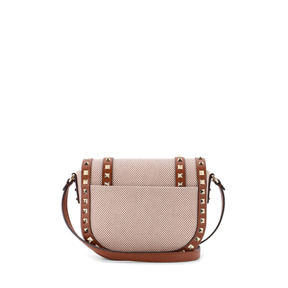 Rockstud Foldover Top Shoulder Bag