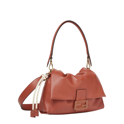 Mamma Baguette Medium Leather Brown