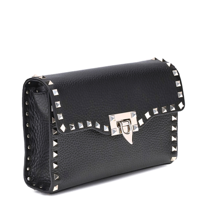 MAYFEYR - Valentino - Rockstud Mini Shoulder Bag In Garnet Calfskin - 9W2B0181VSF